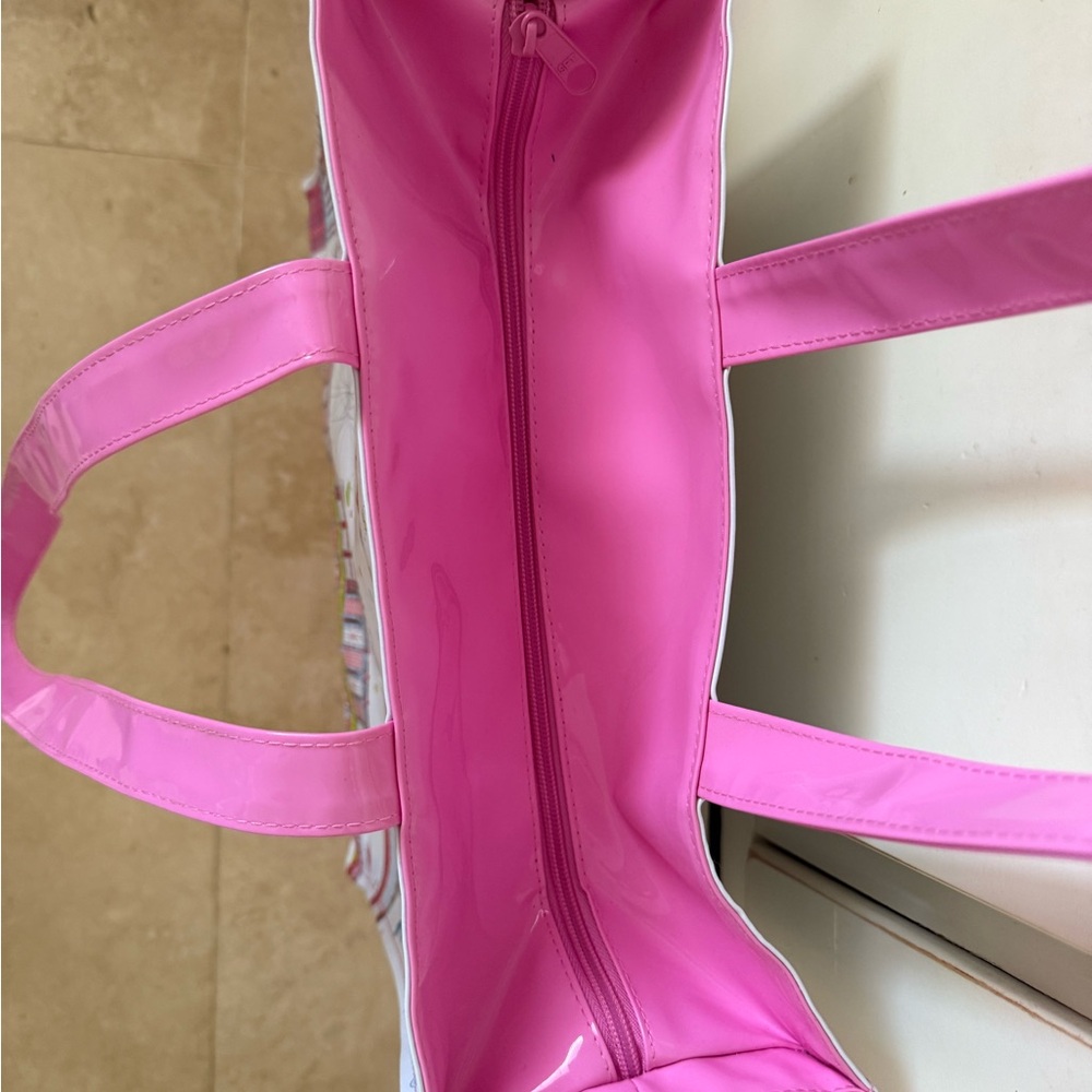 NEW (never been used) - Harrods London Pink Tote Bag - Picture 3 of 4